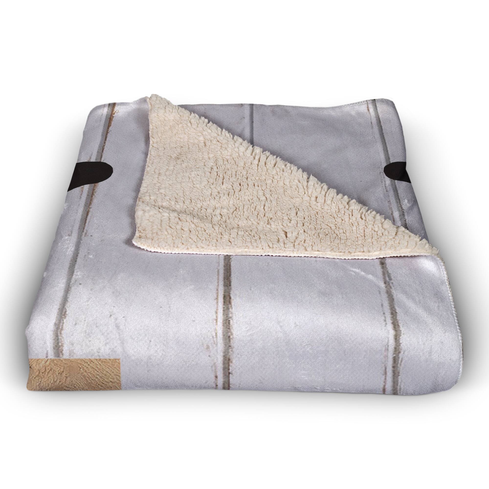 Halloween Street Names Sherpa Fleece Blanket